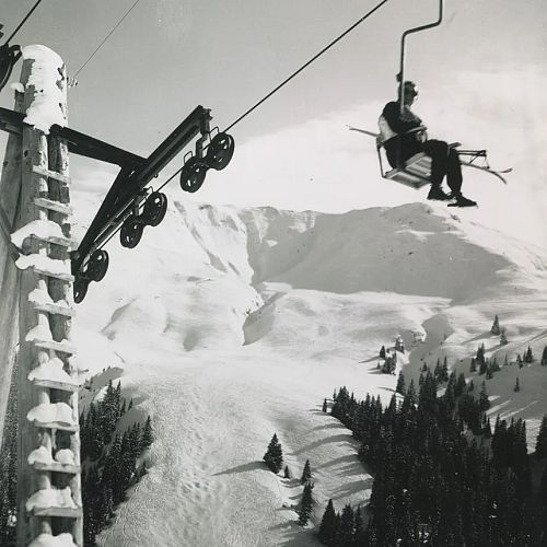 Old chairlifts
